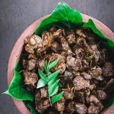 en offal fry with garlic and