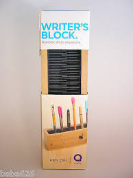 new quirky writers block pen zen holder