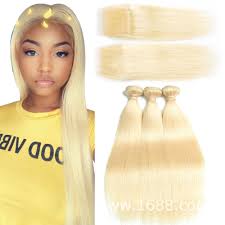 We do online sale, retails and wholesale, free shipping available! Allrun 613 Blonde Virgin Hair Bundles With Closure 4 4 Lace Size Blonde Bundles Brazilian Hair Extensions 100 Human Hair Weave 22 22 22 With 18 Walmart Com Walmart Com