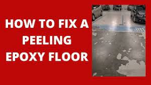 how to fix a ling epoxy floor