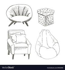 chairs royalty free vector