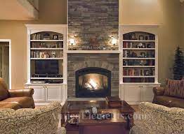 stone fireplace design and remodel