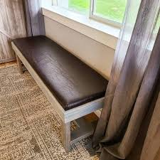 Wooden Bench With Diy Bench Cushion