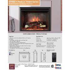 Dynasty Fireplaces 35 In Led Electric