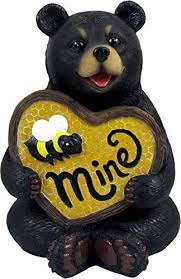 Shop wayfair for the best bear decorations. Dwk Bee My Honey Collectible Hand Painted Honey Bear Figurine Be Mine Bear Decor Gift Home