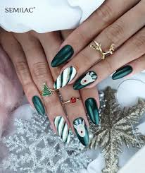 30 best christmas nail art ideas to try this december. Christmas Nail Ideas Festive Designs Blog Semilac