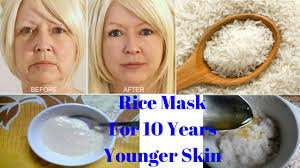 rice anti aging face mask for 10 years