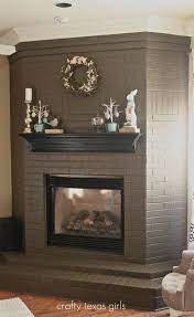 fireplace painted brick fireplaces