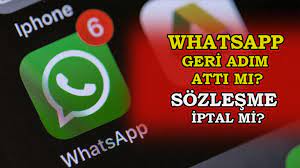 Whatsapp sözleşmesi ile ilgili son dakika gelişmeleri yakından takip ediliyor. Son Dakika Whatsapp Geri Adim Atti Mi Whatsapp Gizlilik Sozlesmesi Iptal Edildi Mi Whatsapp Sozlesme Maddeleri Haberler Milliyet