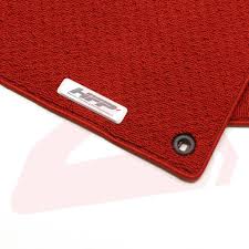 honda genuine hfp floor mats red 2016