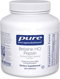 pure encapsulations betaine hcl pepsin