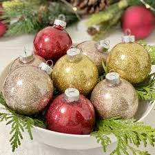 beautiful glitter ornaments
