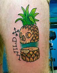 WILD pineapple tattooed by Derek Brodeur @ Wicked Parrot Tattoo - Kill  Devil Hills, NC : r/tattoos