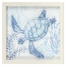 Framed Sea Turtle Wall Art 12