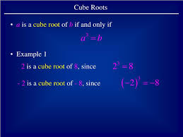 cube roots powerpoint presentation