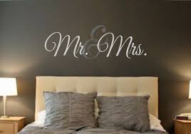 Mr Mrs Large Vinyl Wall Decal Wall