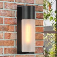 Light Black Outdoor Wall Lantern Sconce