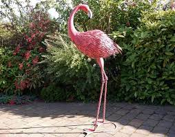 Giant Flamingo Garden Ornament Modernfl