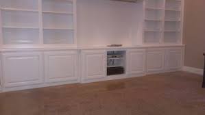 Custom Made White Wall Unit By Top