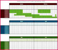 7 Free Annual Leave Spreadsheet Excel Template 85599