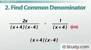 Subtracting Rational Expressions