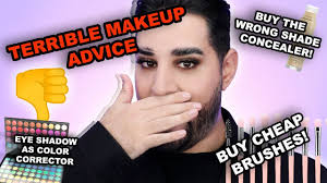 terrible makeup advice that could