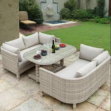 3 Pcs Outdoor Patio Furniture Dining