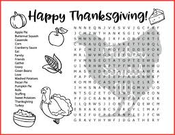 If you have 'words' that are duplicates, the duplicate may (or may not) show up. Fall Thanksgiving Word Search