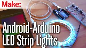 The three coloured wires should correspond with the r, g and b ports on the controller, while the black wire goes into the v+. Weekend Projects Android Arduino Led Strip Lights Youtube