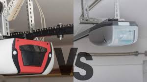 belt vs chain garage door opener