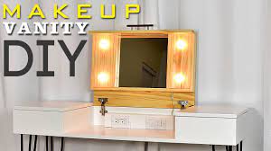 diy makeup vanity desk 9 steps with
