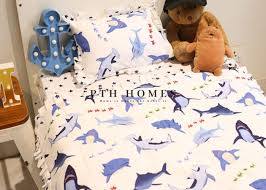 baby shark crib bedding set pth