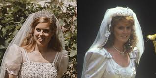 Und das war wohl auch nötig. Princess Beatrice S Wedding Dress Compared To Sarah Ferguson Fergie