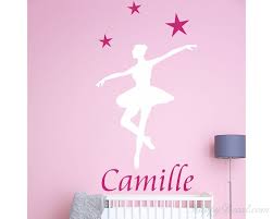 Ballerina Wall Decals Personalized