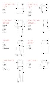 Tcl Sizing Guide The Closet Lover