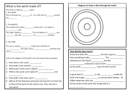 earth s interior worksheet