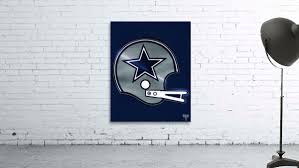 Dallas Cowboys Football Helmet Wall Art