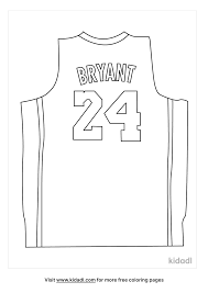 Report this resource to tpt. Kobe Jersey With 24 Coloring Pages Free Fashion Beauty Coloring Pages Kidadl