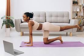 Black Woman Doing Plank Exercise
