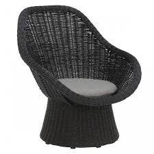 Santorini Garden Lounge Chair Lava And