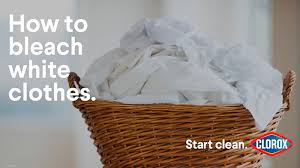 how to bleach white clothes clorox