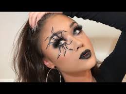 spider eye halloween makeup you