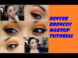 denver broncos makeup tutorial xplore