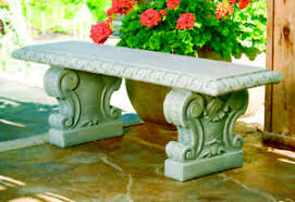 Your concrete furniture outdoor stock images are ready. Verona Straight Bench Outdoor Concrete Garden Furniture Seat Ebay