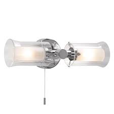 Tapwarehouse.com has been visited by 10k+ users in the past month Modern Chrome Switched Bathroom Wall Light 8012 0224