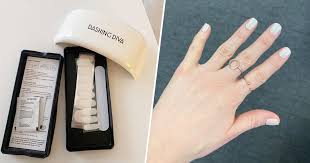 dashing diva gel nail strip manicure