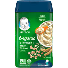 organic oatmeal cereal millet quinoa
