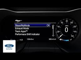 Mustang Digital Instrument Cluster With Mycolor Ford How