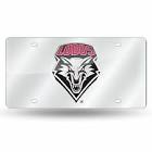 New Mexico Lobos Red Laser License Plate