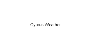 Cyprus Average Temperatures